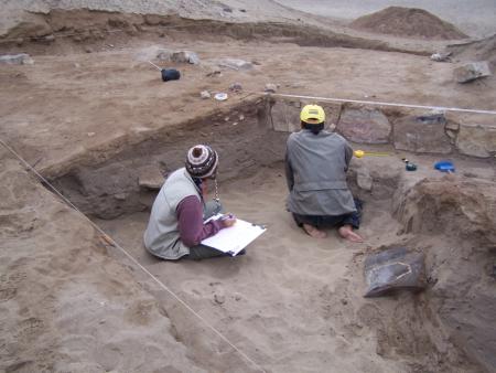 Trabajo de excavación 2006